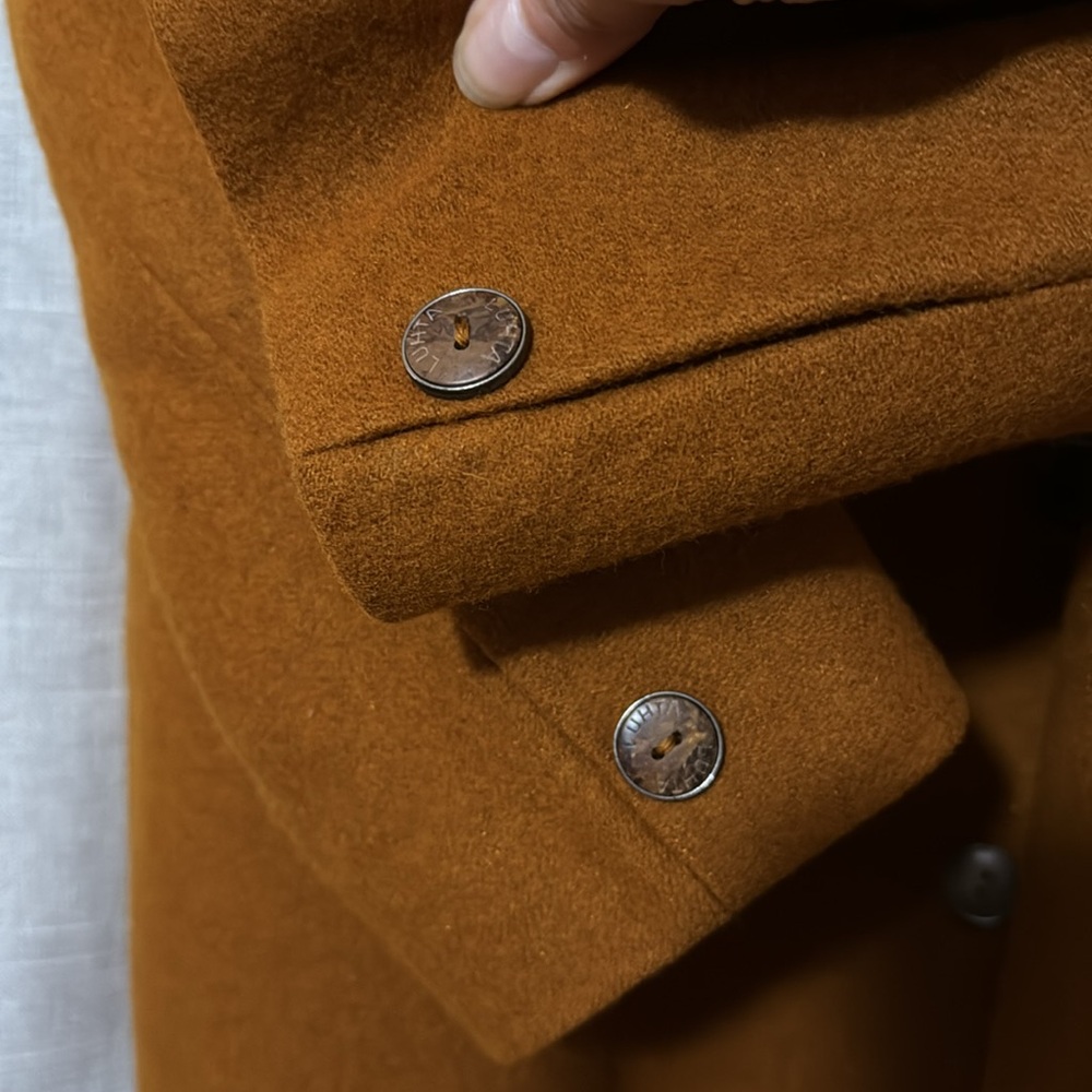 Men’s Vintage Jacket-Euro Sz 42-Wool Blend-Made in Yugoslavia-Rust Color - Picture 7 of 16